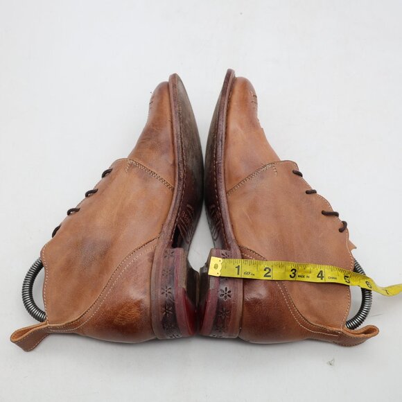 Bed Stu Barkley Women's US Size 6.5 Booties Ankle Boots Brown Distressed Leather - Picture 6 of 11